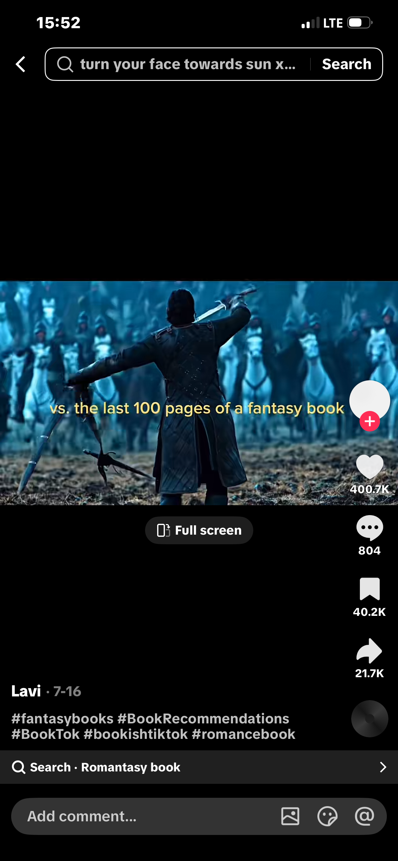 Placeholder representing a BookTok campaign